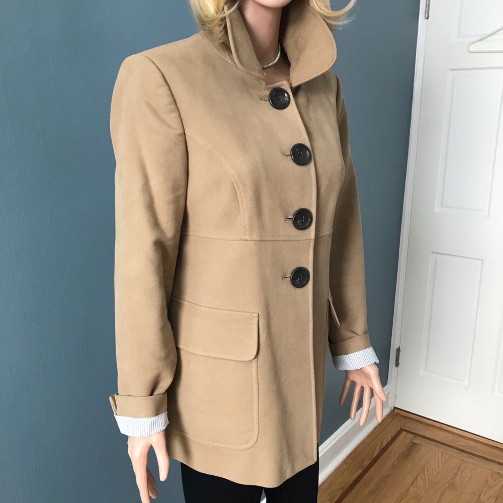 GAP Black Label Faux Suede Luxe Jacket